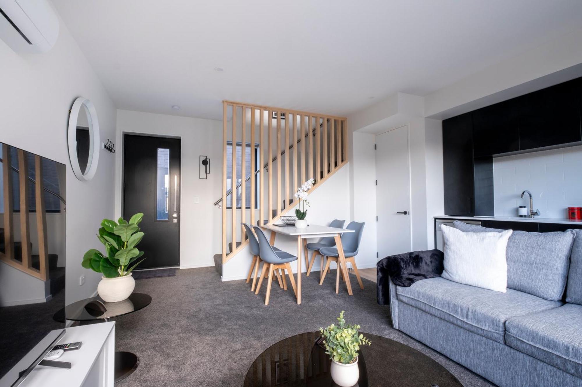 Luxury 2 Bed Townhome In Cbd Christchurch Exterior foto